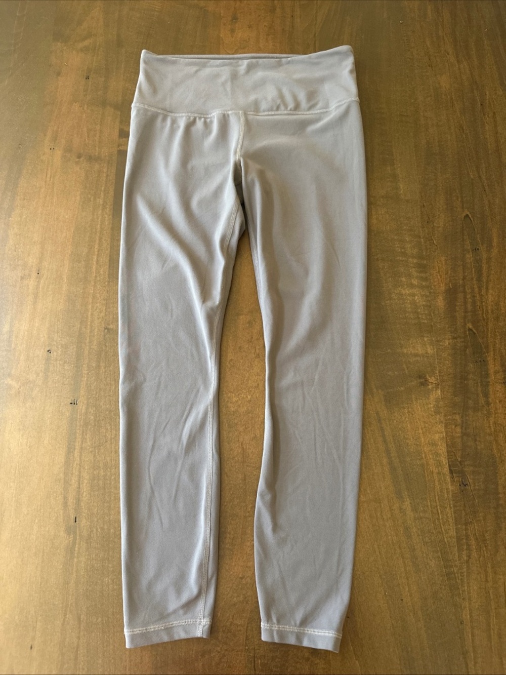 Athleta Elation 7/8" Inseam Tights Women's Small Grey Tan Taupe Color Excellent